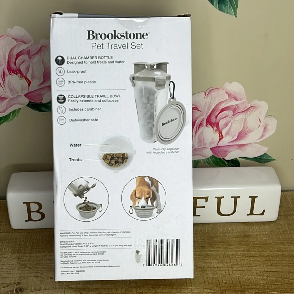 Brookstone Pet Travel Set